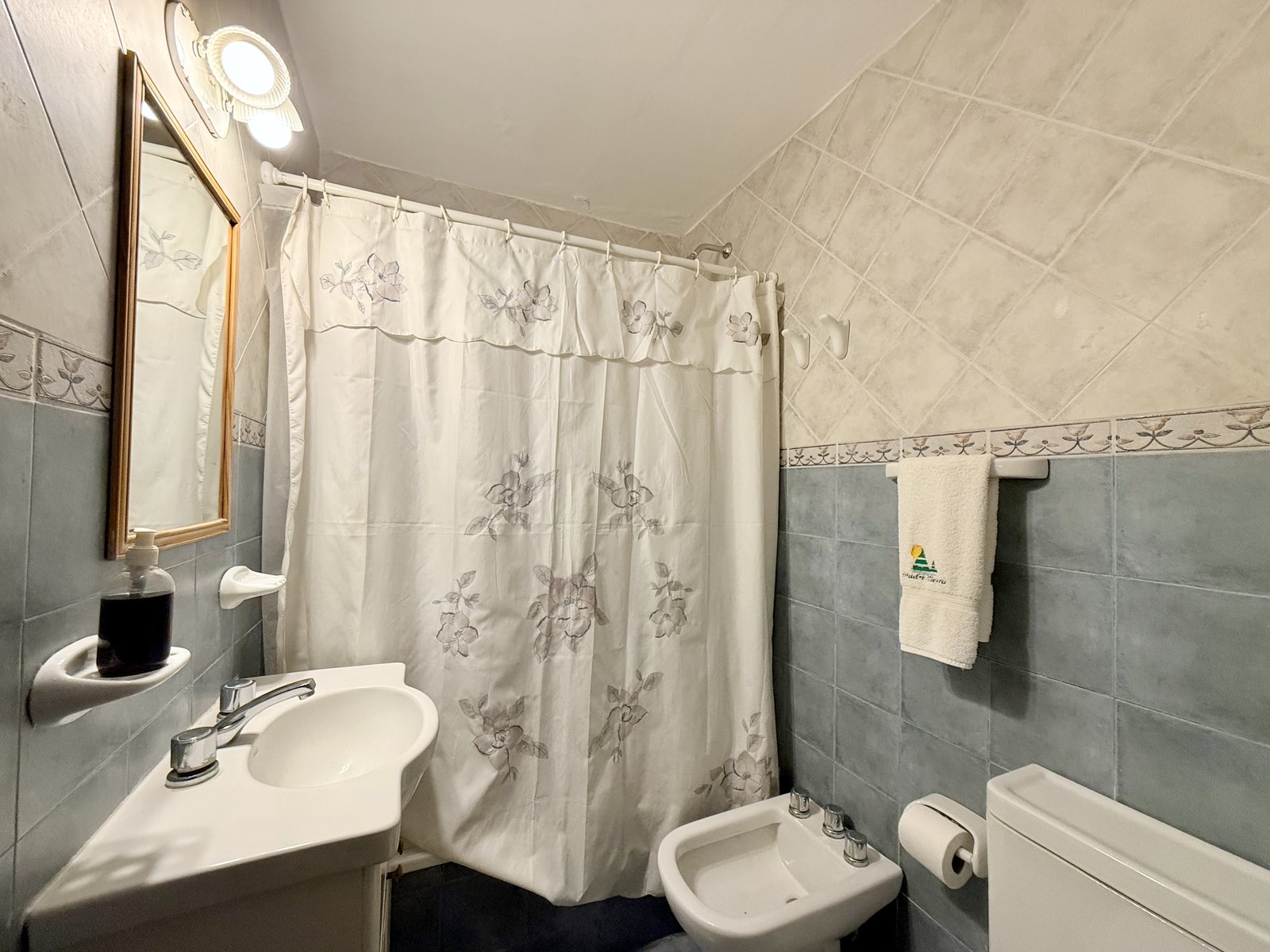Baño de la cabaña tipo 1